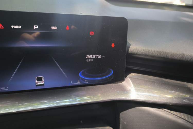 Used Haval H6S 2022 2.0T Two-Wheel Drive JoyRun Version Odometer Close Up