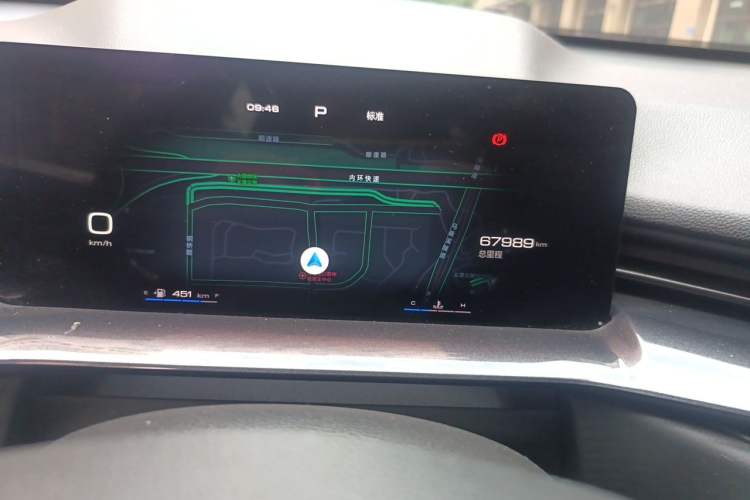 Used Haval H6S 2022 2.0T Two-Wheel Drive JoyRun Version Odometer Close Up