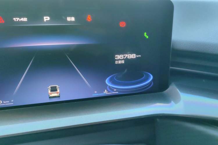 Used Haval H6S 2022 2.0T Two-Wheel Drive ZhiRun Version Odometer Close Up