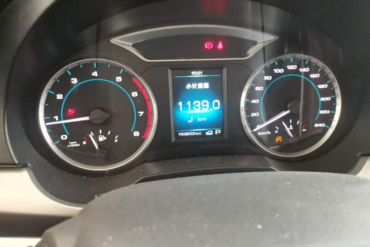 Used Haval H7 2016 Blue-Label H7 2.0T Automatic Luxury Model Odometer Close Up