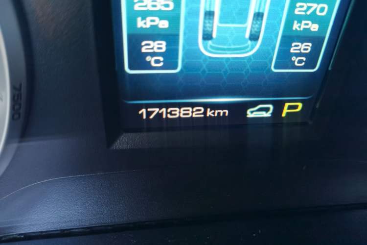 Used Haval H7 2016 Blue-Label H7 2.0T Automatic Luxury Model Odometer Close Up