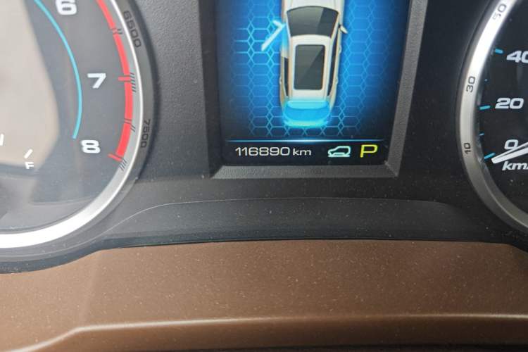 Used Haval H7 2016 Blue-Label H7 2.0T Automatic Luxury Model Odometer Close Up