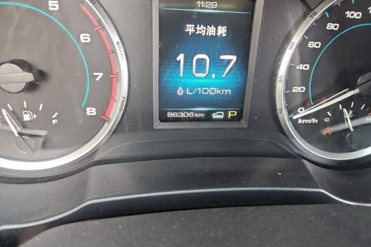 Used Haval H7 2016 Blue-Label H7 2.0T Automatic Luxury Model Odometer Close Up