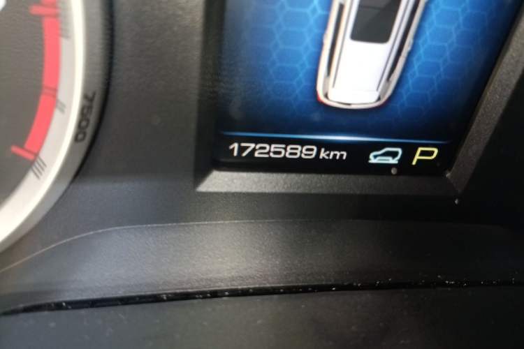 Used Haval H7 2016 Blue-Label H7 2.0T Automatic Luxury Model Odometer Close Up