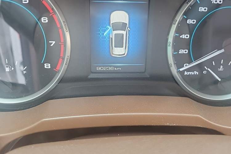 Used Haval H7 2016 Blue-Label H7 2.0T Automatic Luxury Model Odometer Close Up