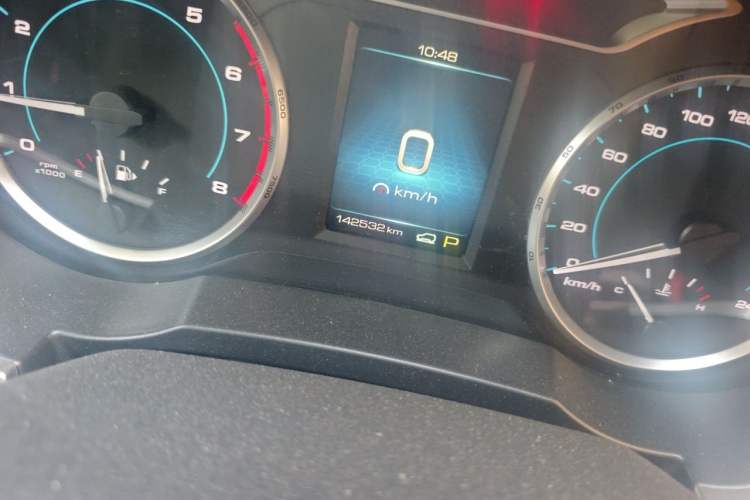 Used Haval H7 2017 Red-Label H7 2.0T Automatic Luxury Model Odometer Close Up