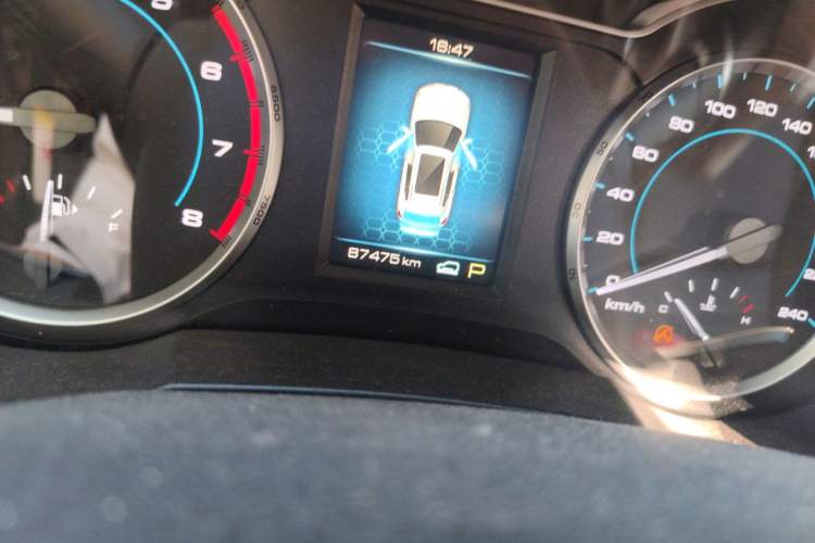 Used Haval H7 2017 Red-Label H7 2.0T Automatic Luxury Model Odometer Close Up