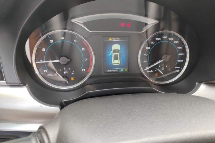 Used Haval H7 2017 Red-Label H7 2.0T Automatic Luxury Model Odometer Close Up