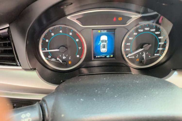Used Haval H7 2017 Red-Label H7 2.0T Automatic Luxury Model Odometer Close Up