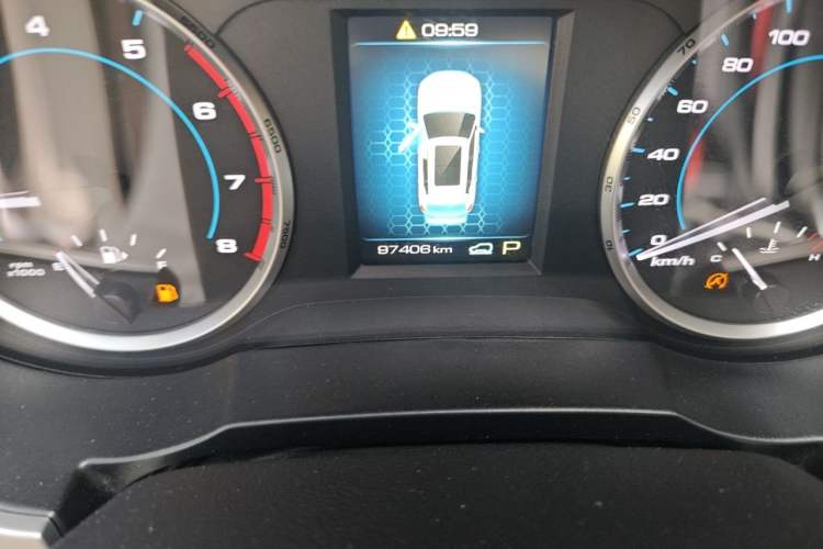 Used Haval H7 2017 Red-Label H7 2.0T Automatic Luxury Model Odometer Close Up