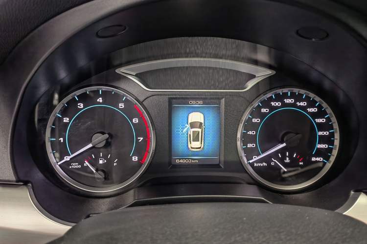 Used Haval H7 2017 Red-Label H7 2.0T Automatic Luxury Model Odometer Close Up