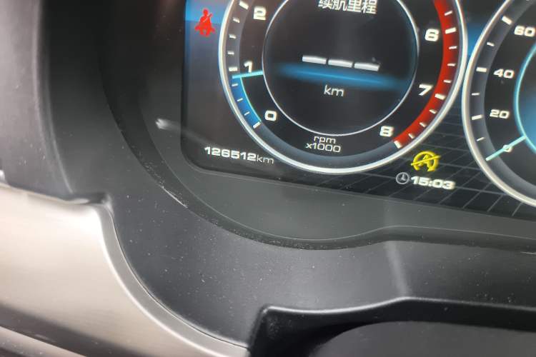 Used Haval H7 2017 Red-Label H7L 2.0T Automatic Prestige Model Odometer Close Up