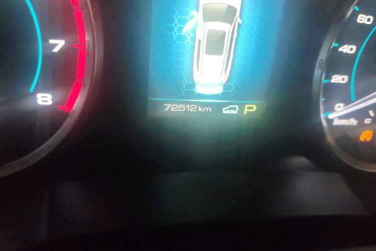 Used Haval H7 2017 Blue-Label H7L 2.0T Automatic Luxury Model Odometer Close Up