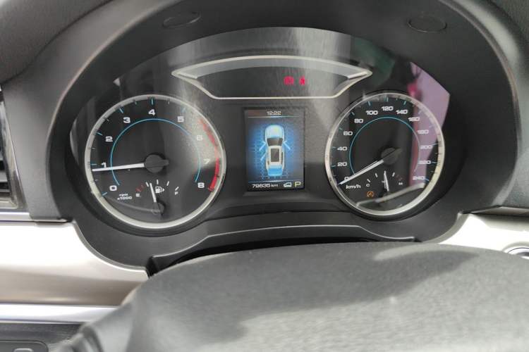 Used Haval H7 2017 Red-Label H7 2.0T Automatic Prestige Model Odometer Close Up