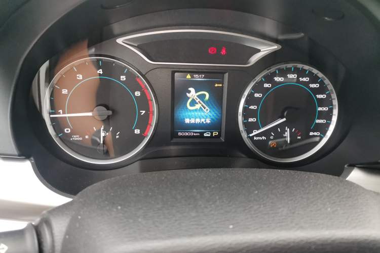 Used Haval H7 2017 Red-Label H7 2.0T Automatic Luxury Model Odometer Close Up