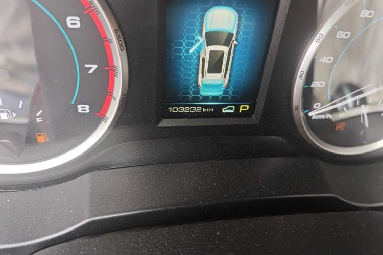 Used Haval H7 2017 Red-Label H7 2.0T Automatic Luxury Model Odometer Close Up
