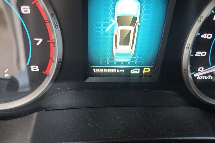 Used Haval H7 2017 Red-Label H7 2.0T Automatic Luxury Model Odometer Close Up
