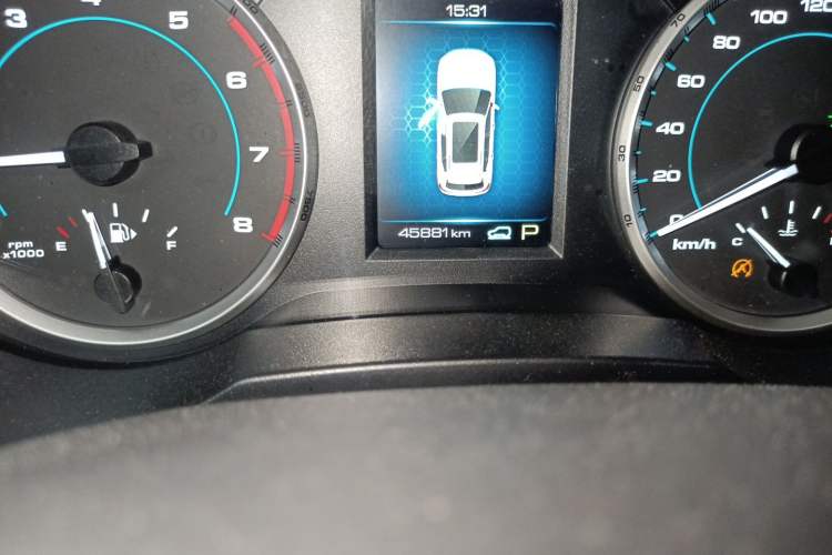 Used Haval H7 2017 Red-Label H7 2.0T Automatic Luxury Model Odometer Close Up