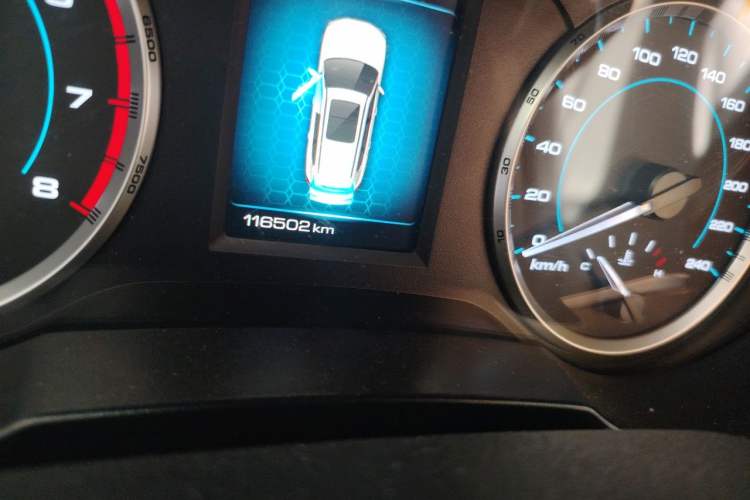 Used Haval H7 2017 Blue-Label H7L 2.0T Automatic Luxury Model Odometer Close Up