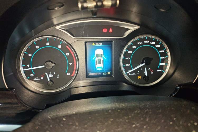 Used Haval H7 2017 Red-Label H7 2.0T Automatic Luxury Model Odometer Close Up