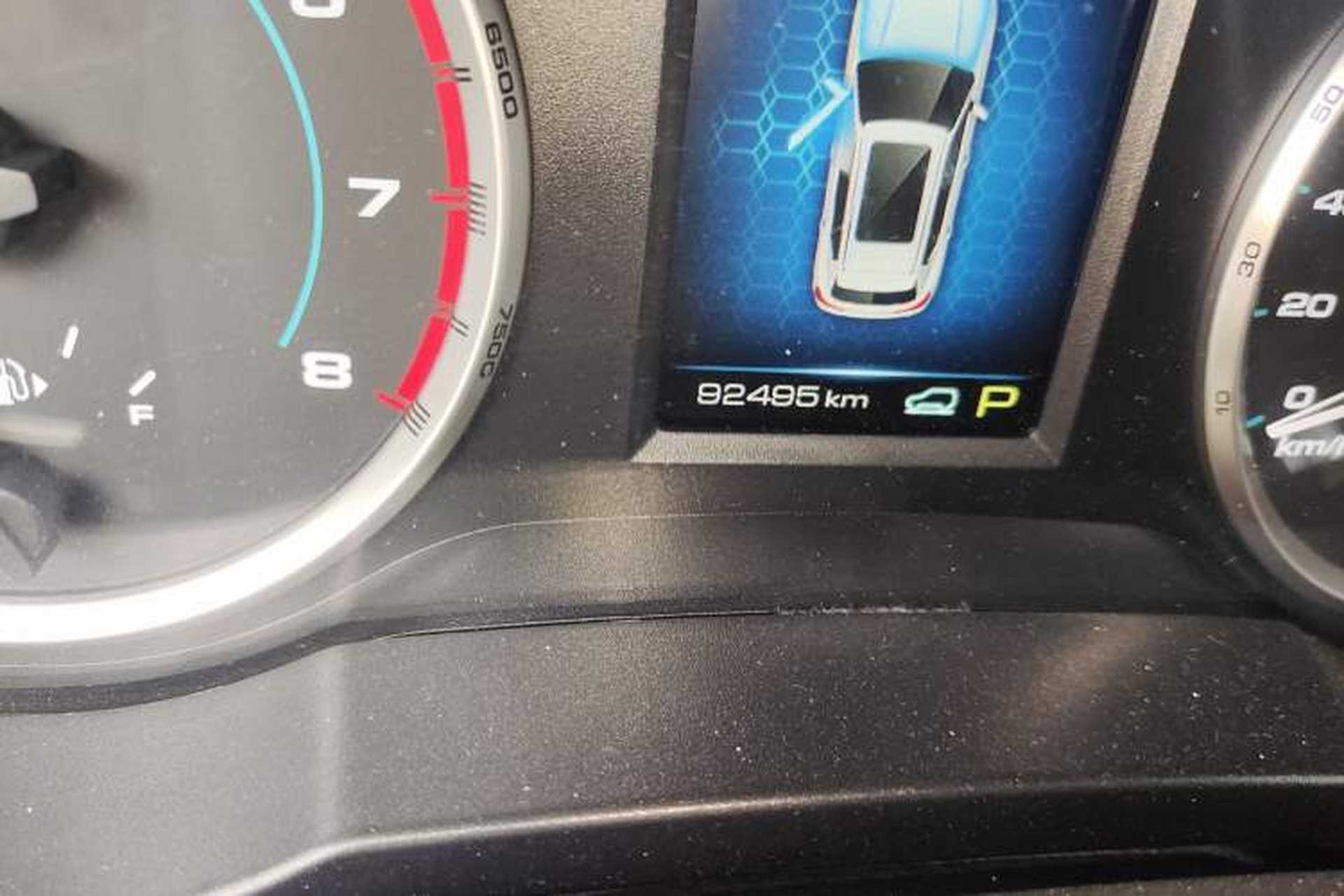 Used Haval H7 2017 Red-Label H7 2.0T Automatic Luxury Model Odometer Close Up