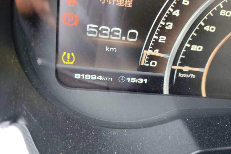 Used Haval H7 2018 Revised Version Blue-Label H7 2.0T Automatic Smart Enjoyment Trim Odometer Close Up