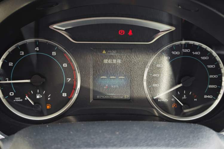 Used Haval H7 2018 Blue-Label H7 2.0T Automatic Enjoyment Model Odometer Close Up