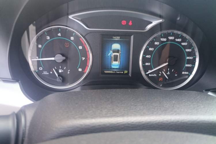 Used Haval H7 2018 Blue-Label H7 2.0T Automatic Enjoyment Model Odometer Close Up