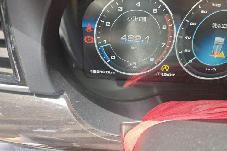 Used Haval H7 2018 Revised Version Blue-Label H7 2.0T Automatic Smart Enjoyment Trim Odometer Close Up
