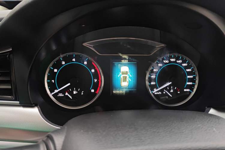 Used Haval H7 2018 Blue-Label H7 2.0T Automatic Enjoyment Model Odometer Close Up