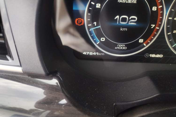 Used Haval H7 2019 2.0T Smart Enjoyment Version China VI Standard Odometer Close Up