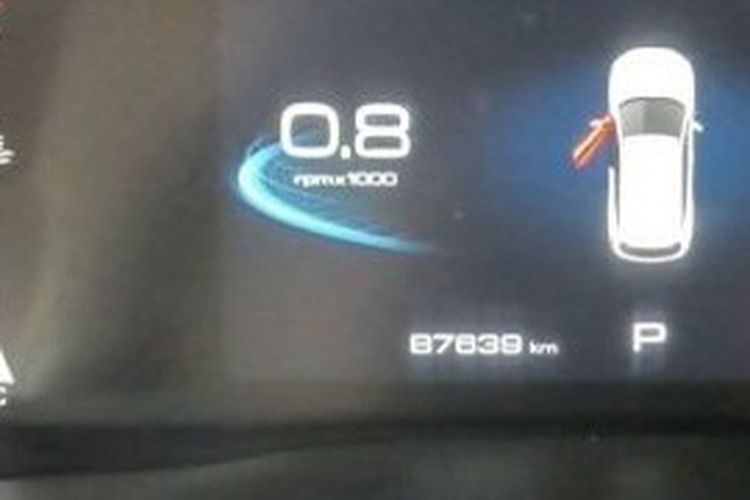 Used Haval H7 2019 H7L 2.0T Luxury Model Odometer Close Up