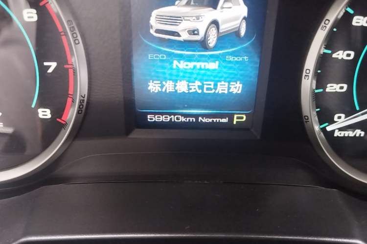 Used Haval H7 2021 2.0T Enjoyment Version Odometer Close Up