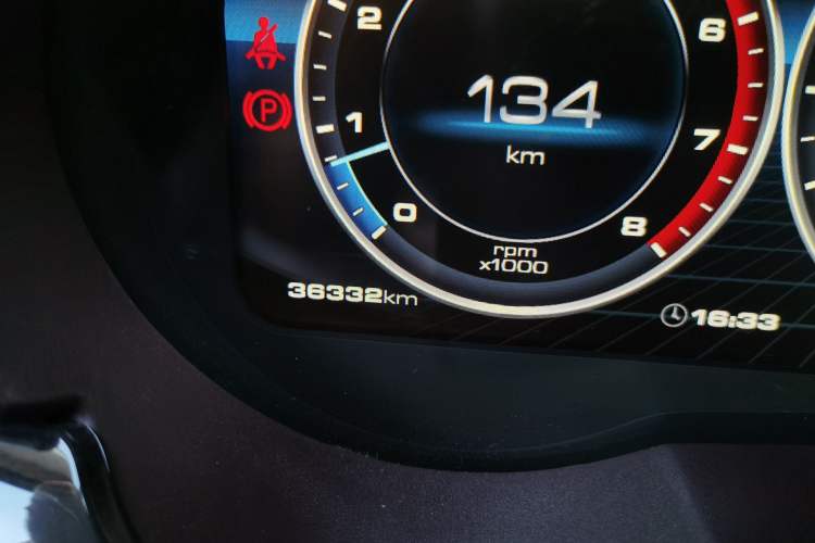 Used Haval H7 2021 2.0T Smart Enjoyment Version Odometer Close Up