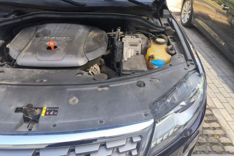 Used Haval H8 2017 2.0T Gasoline Four-Wheel Drive Luxury Model Engine Bay Left