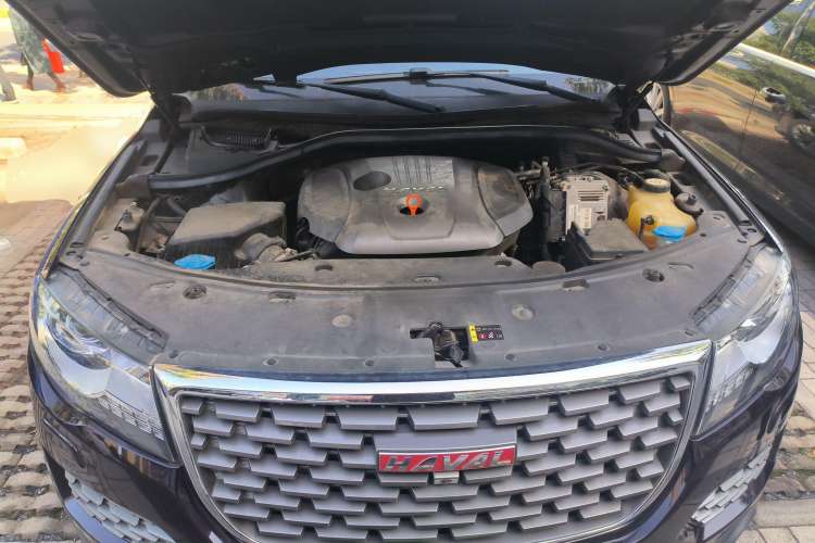 Used Haval H8 2017 2.0T Gasoline Four-Wheel Drive Luxury Model Engine Bay