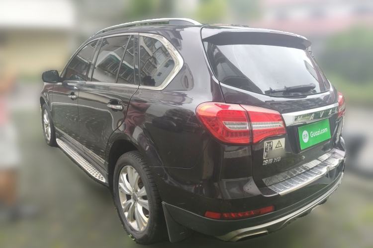 Used Haval H8 2017 2.0T Gasoline Four-Wheel Drive Luxury Model Rear Left 45 Deg