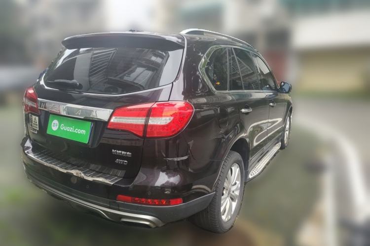 Used Haval H8 2017 2.0T Gasoline Four-Wheel Drive Luxury Model Rear Right 45 Deg