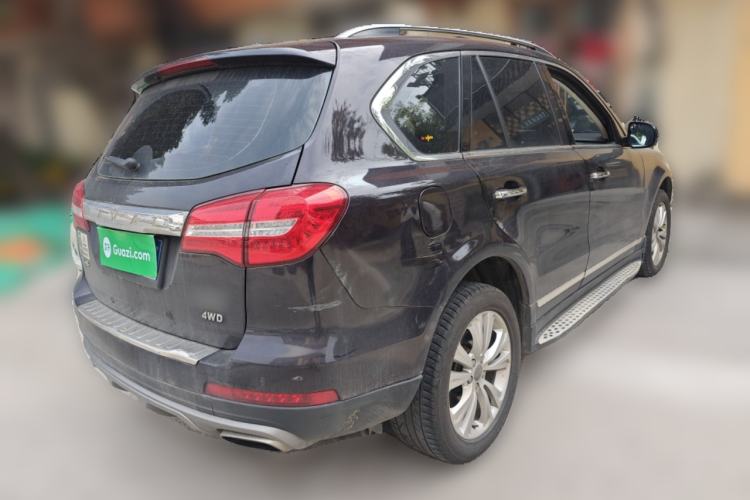 Used Haval H8 2017 2.0T Gasoline Four-Wheel Drive Luxury Model Rear Right 45 Deg