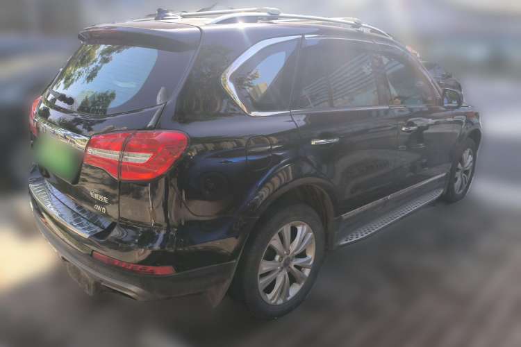 Used Haval H8 2017 2.0T Gasoline Four-Wheel Drive Luxury Model Rear Right 45 Deg