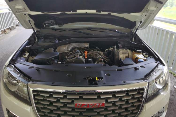 Used Haval H8 2017 2.0T Gasoline 4x4 Enjoyment Model Engine Bay
