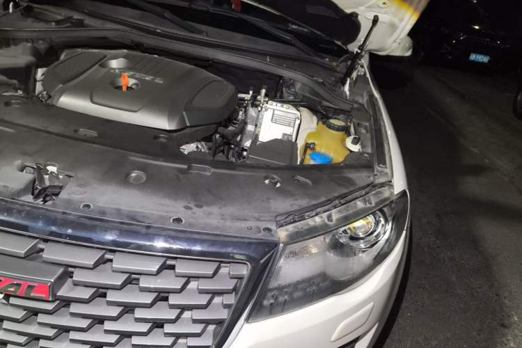 Used Haval H8 2017 2.0T Gasoline Four-Wheel Drive Luxury Model Engine Bay Left