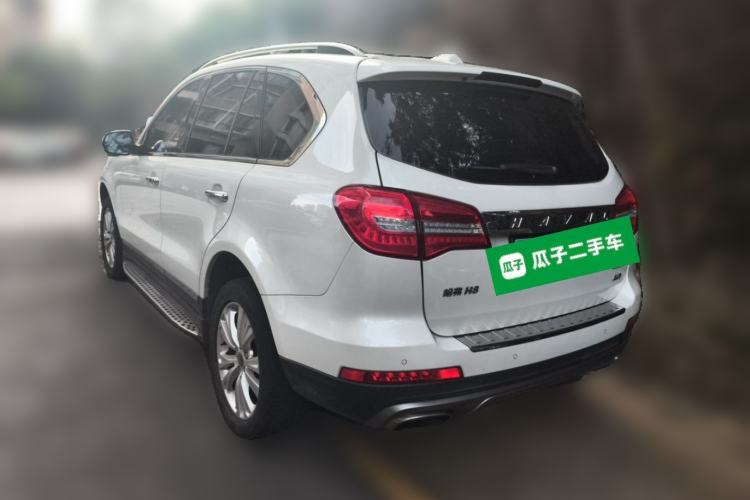 Used Haval H8 2017 2.0T Gasoline Four-Wheel Drive Luxury Model Rear Left 45 Deg