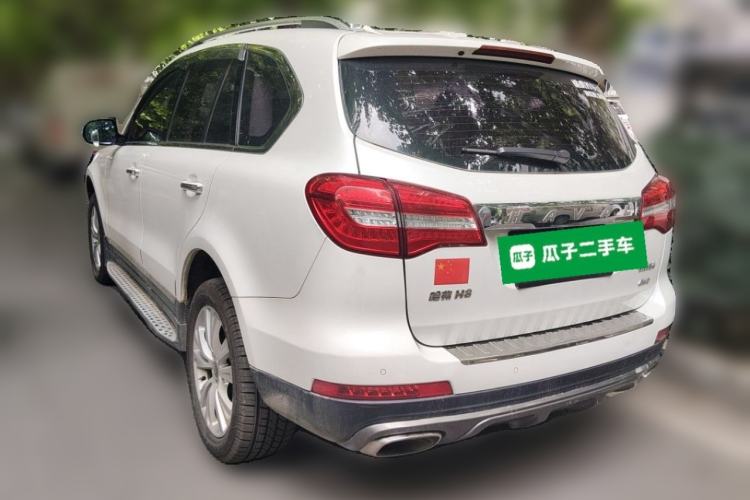 Used Haval H8 2017 2.0T Gasoline Four-Wheel Drive Luxury Model Rear Left 45 Deg
