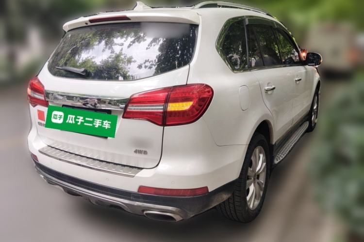 Used Haval H8 2017 2.0T Gasoline Four-Wheel Drive Luxury Model Rear Right 45 Deg