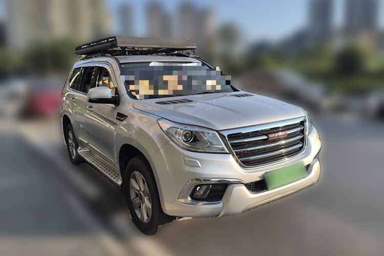 Used Haval H9 2015 2.0T Four-Wheel Drive Luxury 7-Seater Front Right 45 Deg