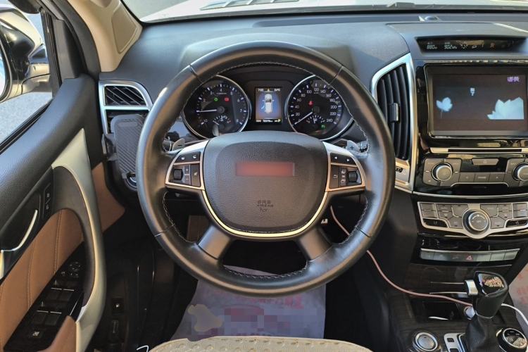 Used Haval H9 2015 2.0T Four-Wheel Drive Luxury 7-Seater Steering Wheel
