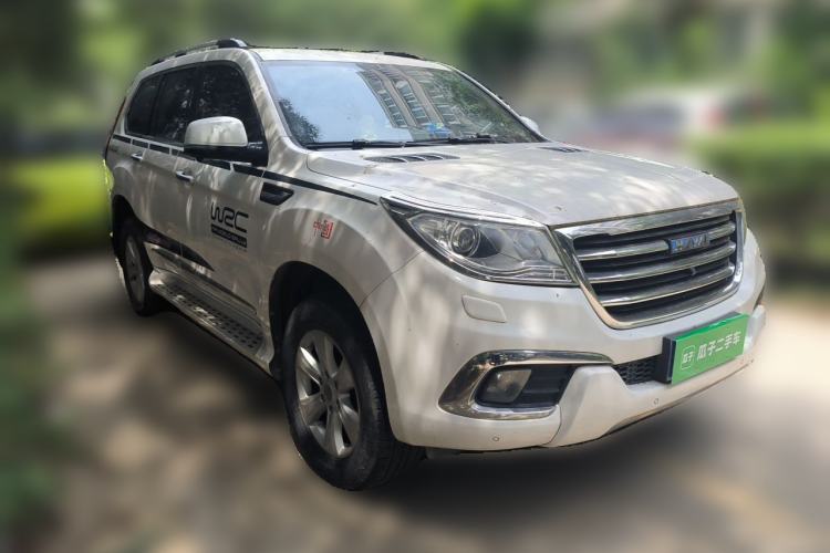 Used Haval H9 2015 2.0T Four-Wheel Drive Luxury 7-Seater Front Right 45 Deg