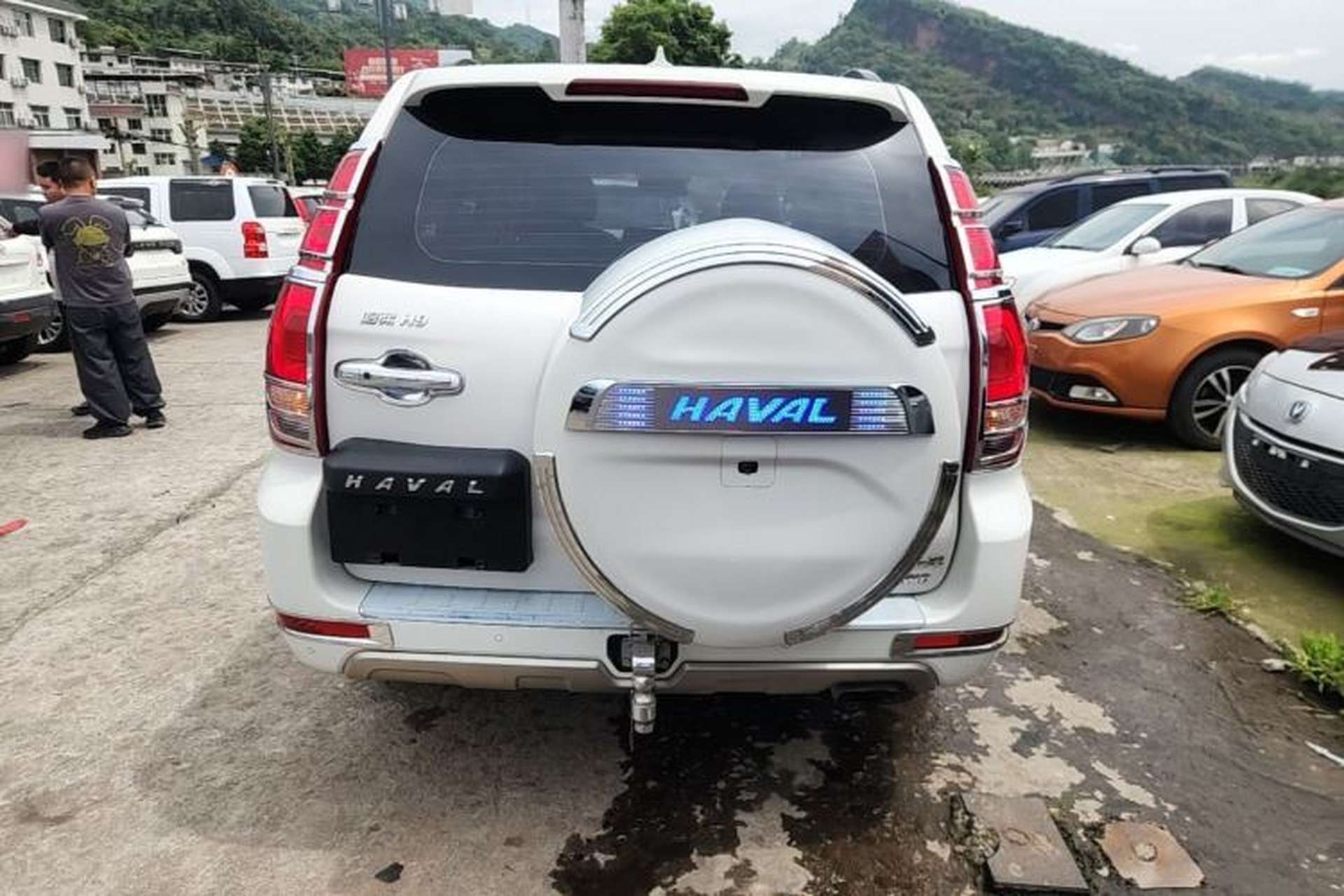 Used Haval H9 2015 2.0T Four-Wheel Drive Luxury 7-Seater Rear