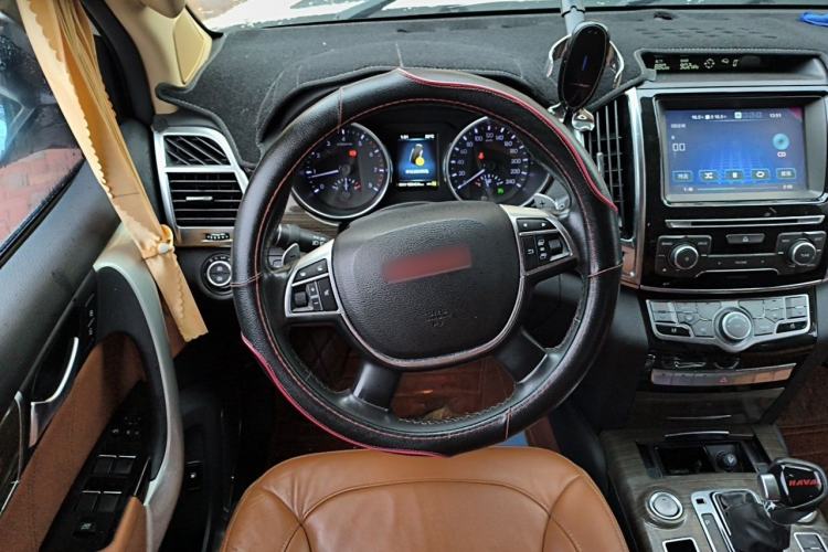 Used Haval H9 2015 2.0T Four-Wheel Drive Luxury 7-Seater Steering Wheel